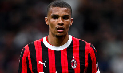 Malick Thiaw in campo con la maglia rossonera del Milan