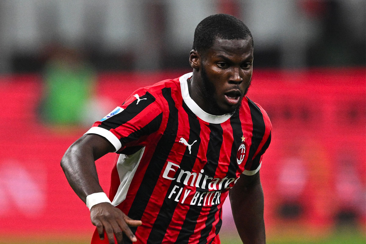 Yunus Musah in campo con il Milan nella stagione 2024/25