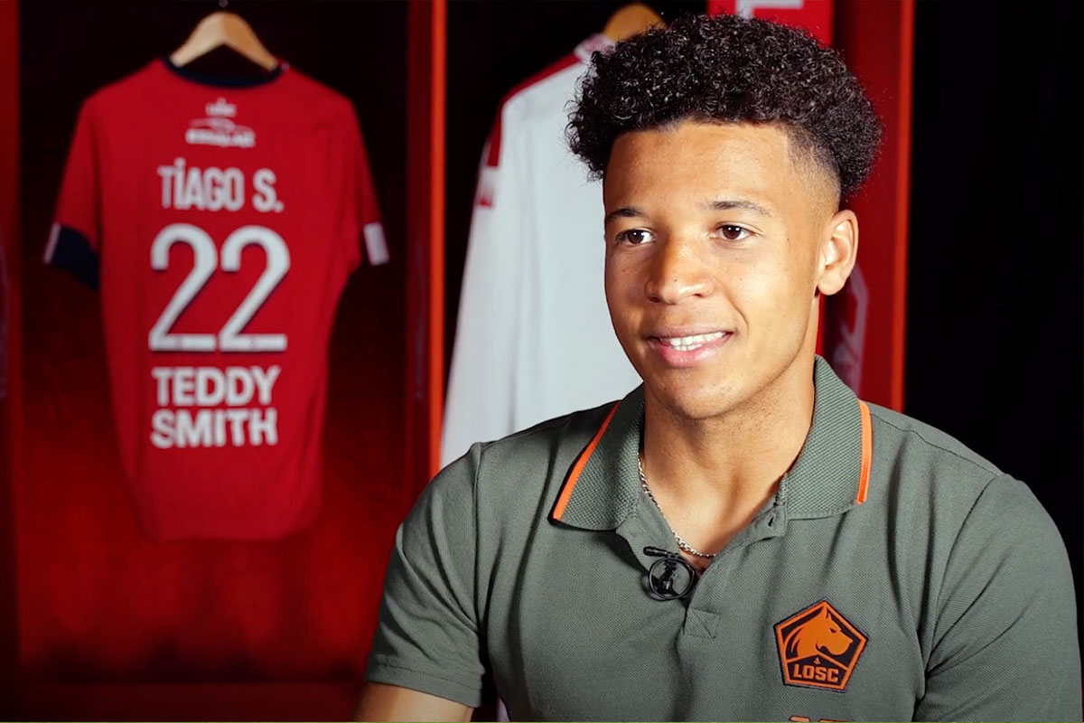 Thiago Santos intervistato dai media ufficiali del Lille