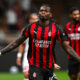 Leao Milan gol Bari Coppa Italia esultanza con maglia rossonera