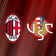 Milan e Cremonese, i loghi dei due club avversari in Serie A