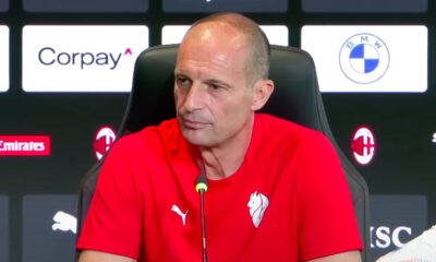 Conferenza stampa Allegri Milanello vigilia partita Serie A