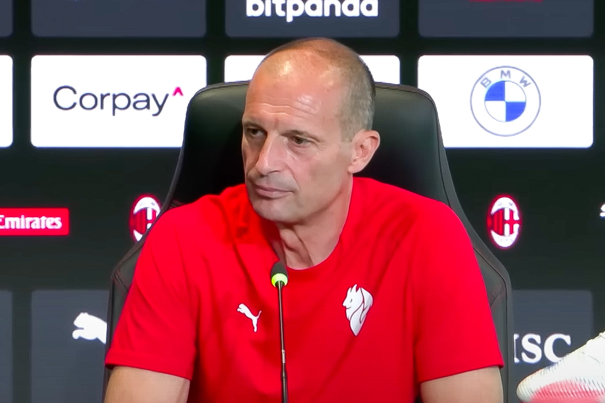 Conferenza stampa Allegri Milanello vigilia partita Serie A