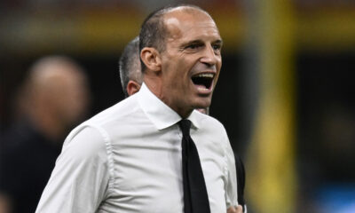 Allegri espulso nel finale di Milan-Bologna 1-0 per proteste dopo decisione VAR