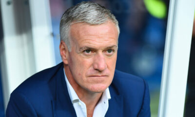 Didier Deschamps in panchina nella partita della Francia