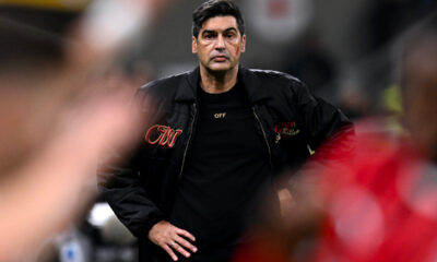 Paulo Fonseca allenatore Milan bordocampo partita