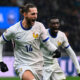 Rabiot esulta dopo aver segnato un gol in nazionale francese