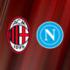 Loghi Milan e Napoli a confronto per il big match di Serie A allo stadio San Siro