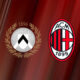 Loghi Udinese e Milan per il match di Serie A a Udine