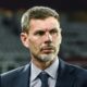 Zvone Boban dirigente del Milan a San Siro vestito in giacca e cravatta