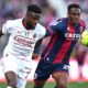 Origi contro Lucumi in Bologna-Milan di campionato Serie A