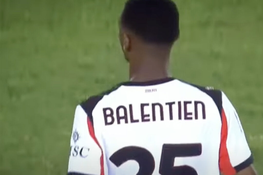 Cheveyo Balentien esordio Milan Serie A Lecce maglia numero 25