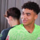 Odogu durante un gioco in una videoclip proposta dal Wolfsburg sui suoi canali ufficiali online