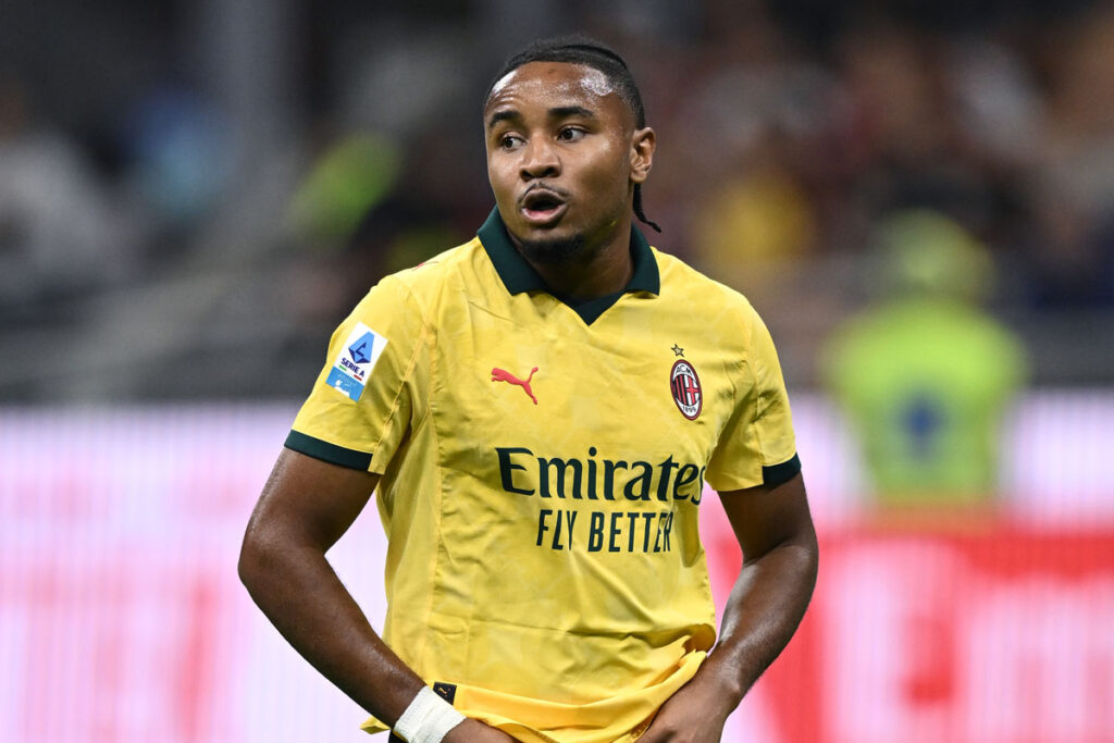 Nkunku Milan maglia gialla partita