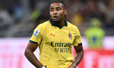 Nkunku Milan maglia gialla partita