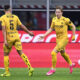 Jens Petter Hauge in azione a San Siro con il Bodo/Glimt contro il Milan in Europa League 2020