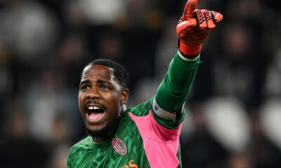 Mike Maignan in parata durante Juventus-Milan di Serie A