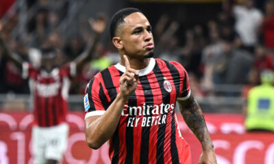 Okafor esultanza gol Milan stagione 2024 2025
