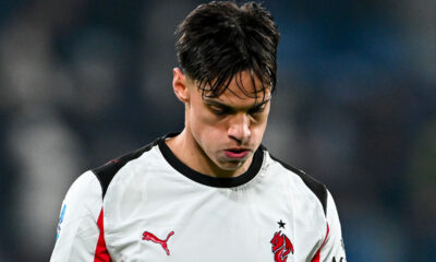 Samuele Ricci deluso dopo il pareggio Atalanta-Milan 1-1 a Bergamo