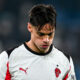 Samuele Ricci deluso dopo il pareggio Atalanta-Milan 1-1 a Bergamo