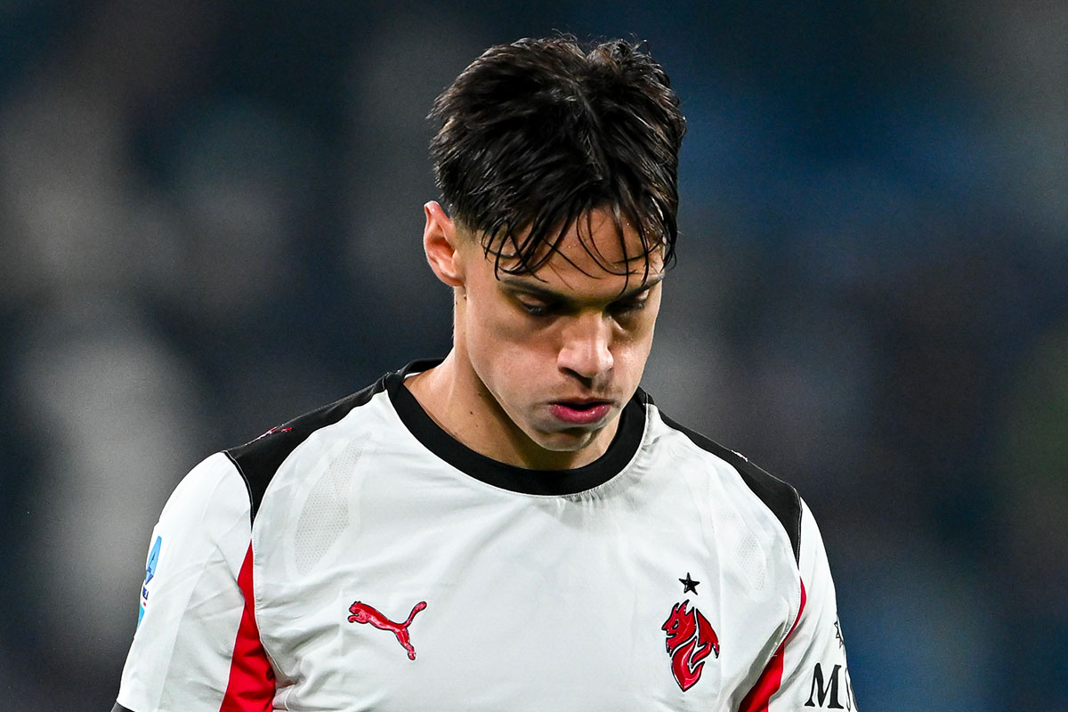 Samuele Ricci deluso dopo il pareggio Atalanta-Milan 1-1 a Bergamo