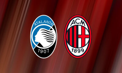 Loghi Atalanta e Milan a confronto per il match di Serie A alla New Balance Arena
