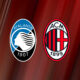 Loghi Atalanta e Milan a confronto per il match di Serie A alla New Balance Arena