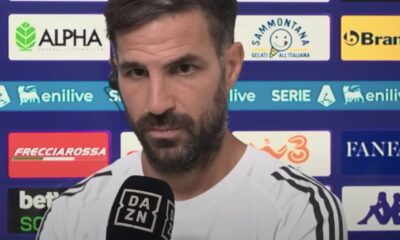 Fabregas durante un'intervista