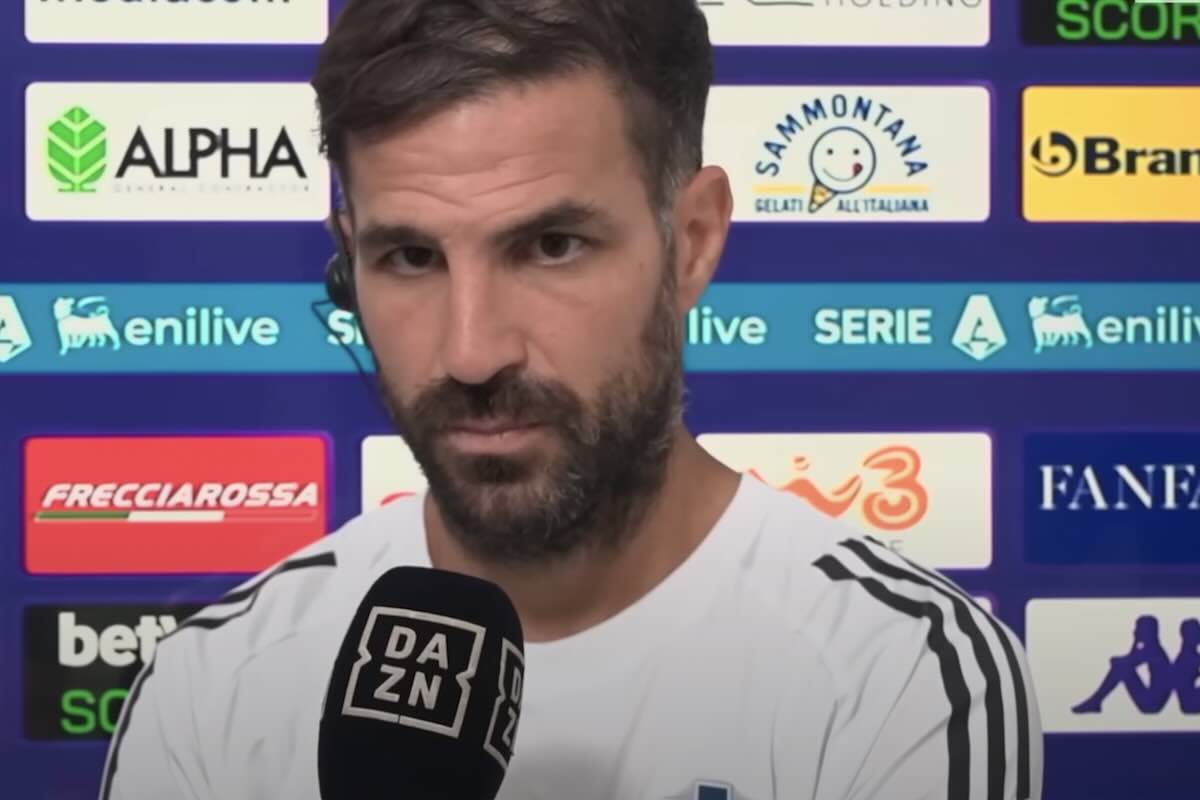 Fabregas durante un'intervista